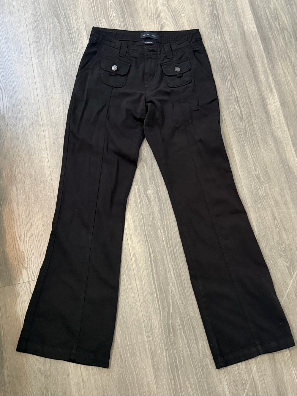 Black Flare Jeans - Women's Black Stretch Flare by Aeropostale